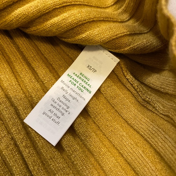 Aerie mustard sweater mini skirt Size XS - Picture 4 of 10